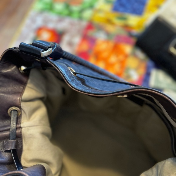 Previously loved Cole Haan drawstring bucket bag + wallet combo - Picture 10 of 14